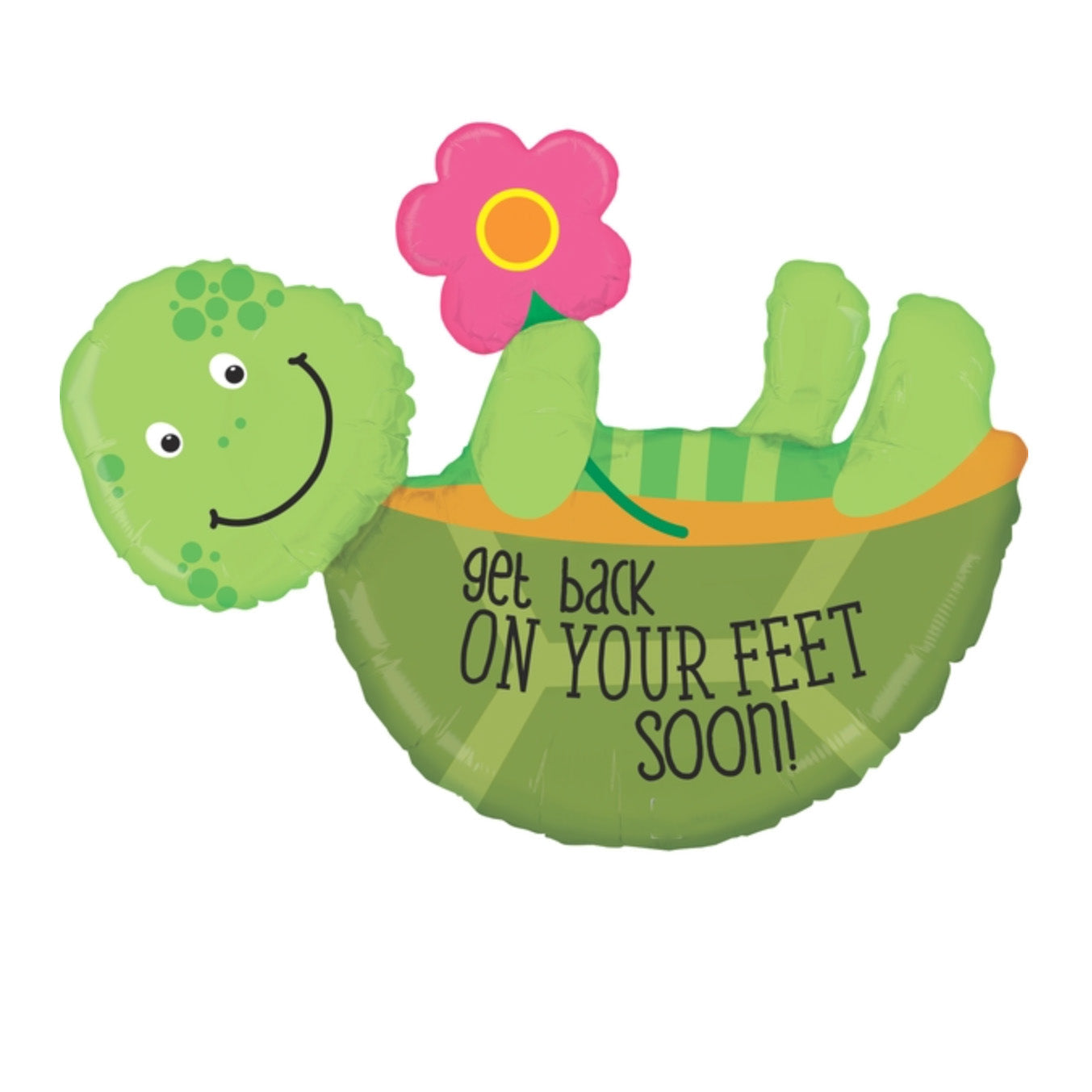 Get Back On Your Feet Soon Turtle Balloon