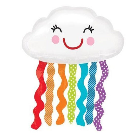 Cloud Rainbow Mylar Balloon
