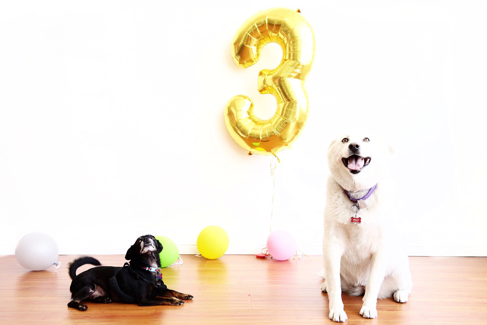 34" Gold Number Balloon
