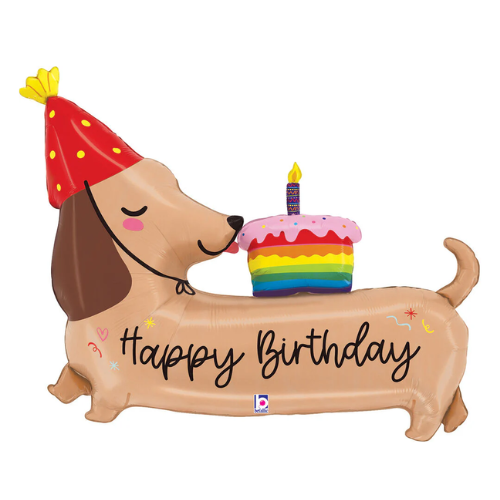 Dachshund Birthday Balloon