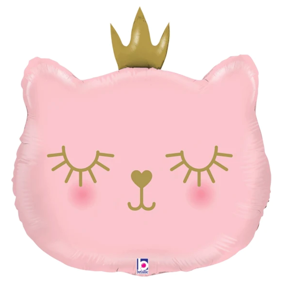 Pink Princess Kitten Balloon