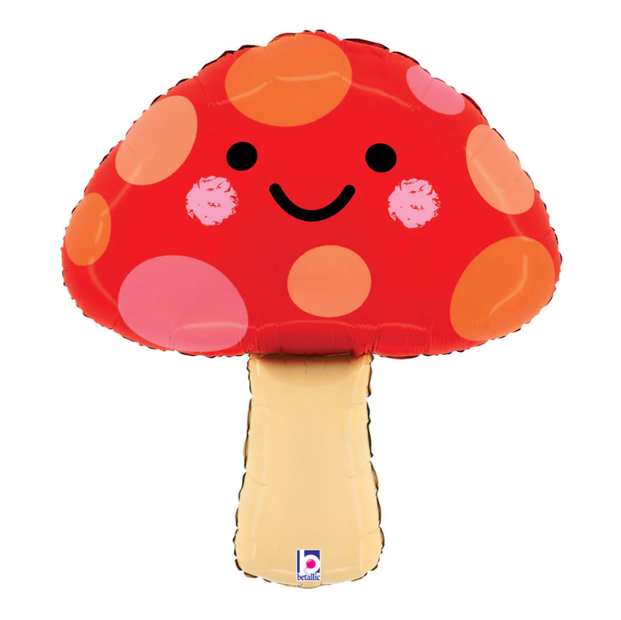 Smiley Red Mushroom Balloon