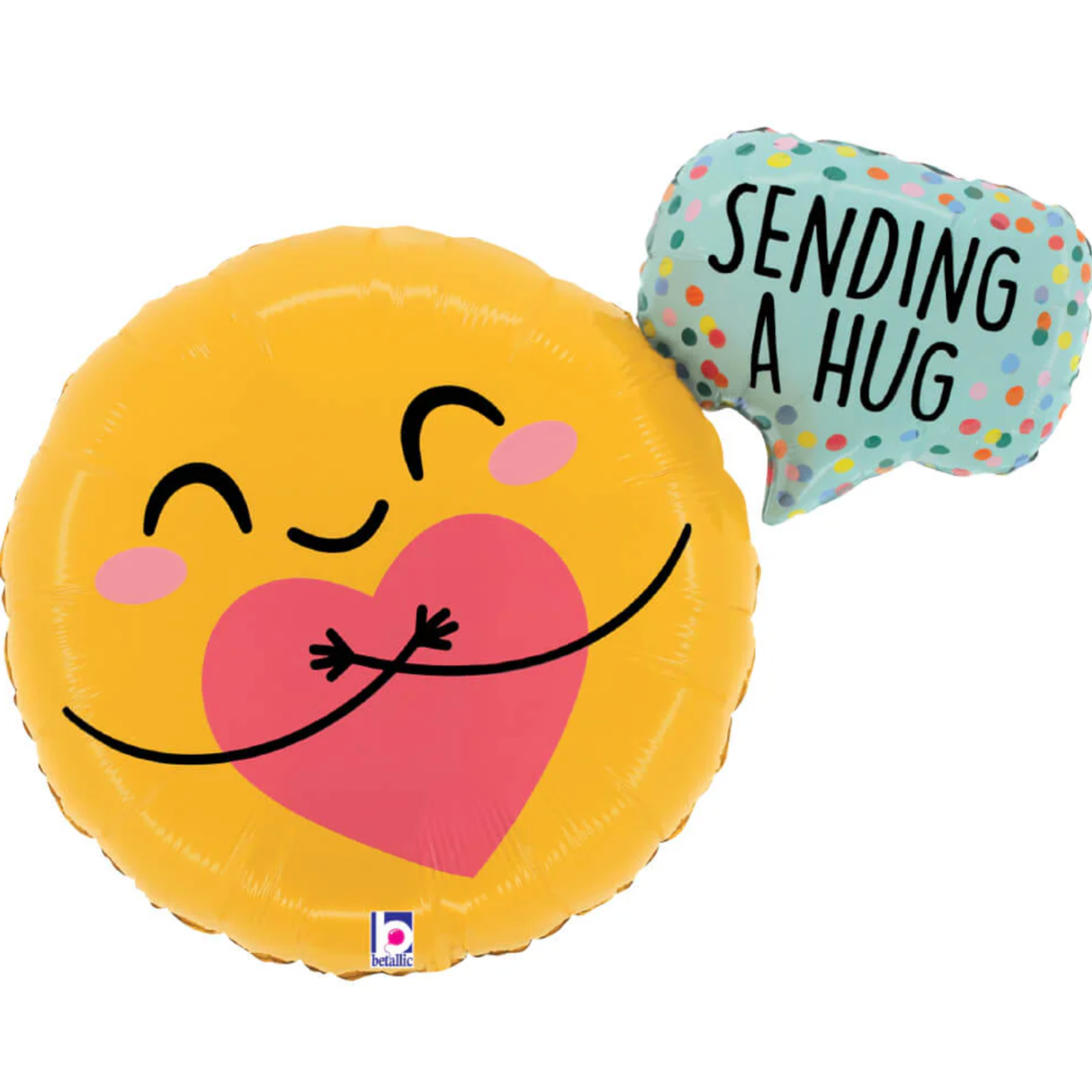 Smiley Send a Hug Balloon