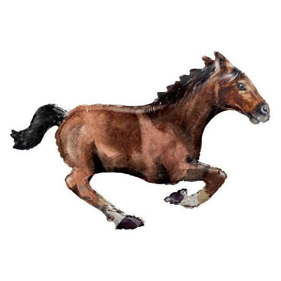 Dark Brown Horse Balloon