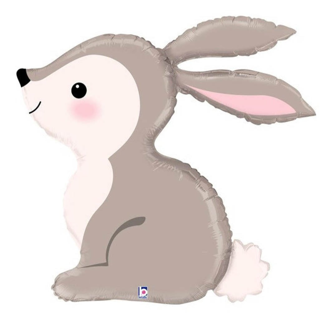 Grey Bunny Balloon