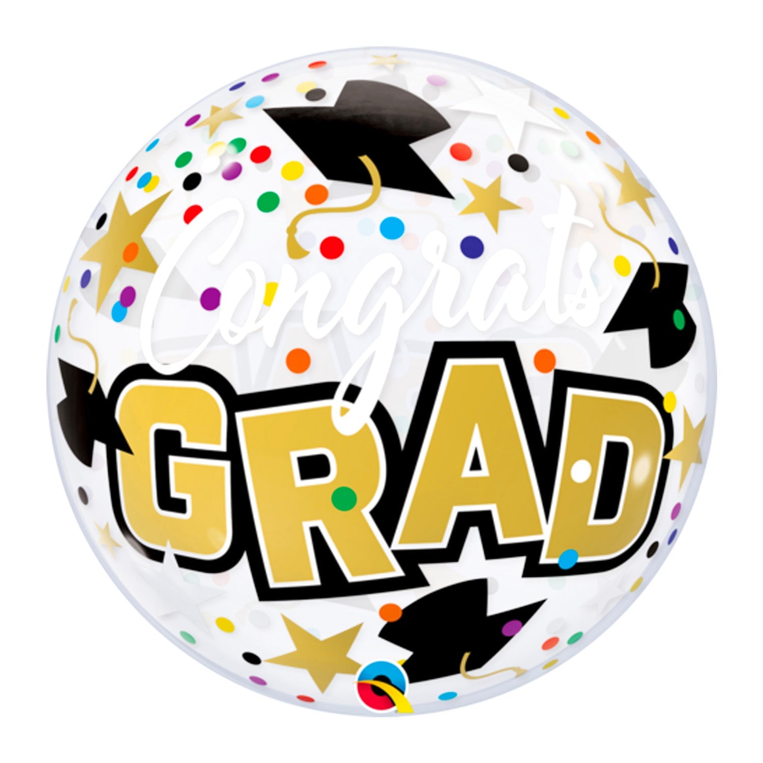 Grad Clear Bubble 22" Balloon