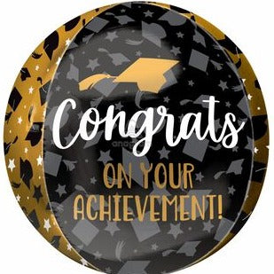 Congrats On Your Achievement Orb Balloon