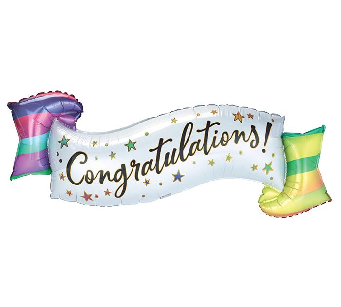Congratulations Banner Balloon
