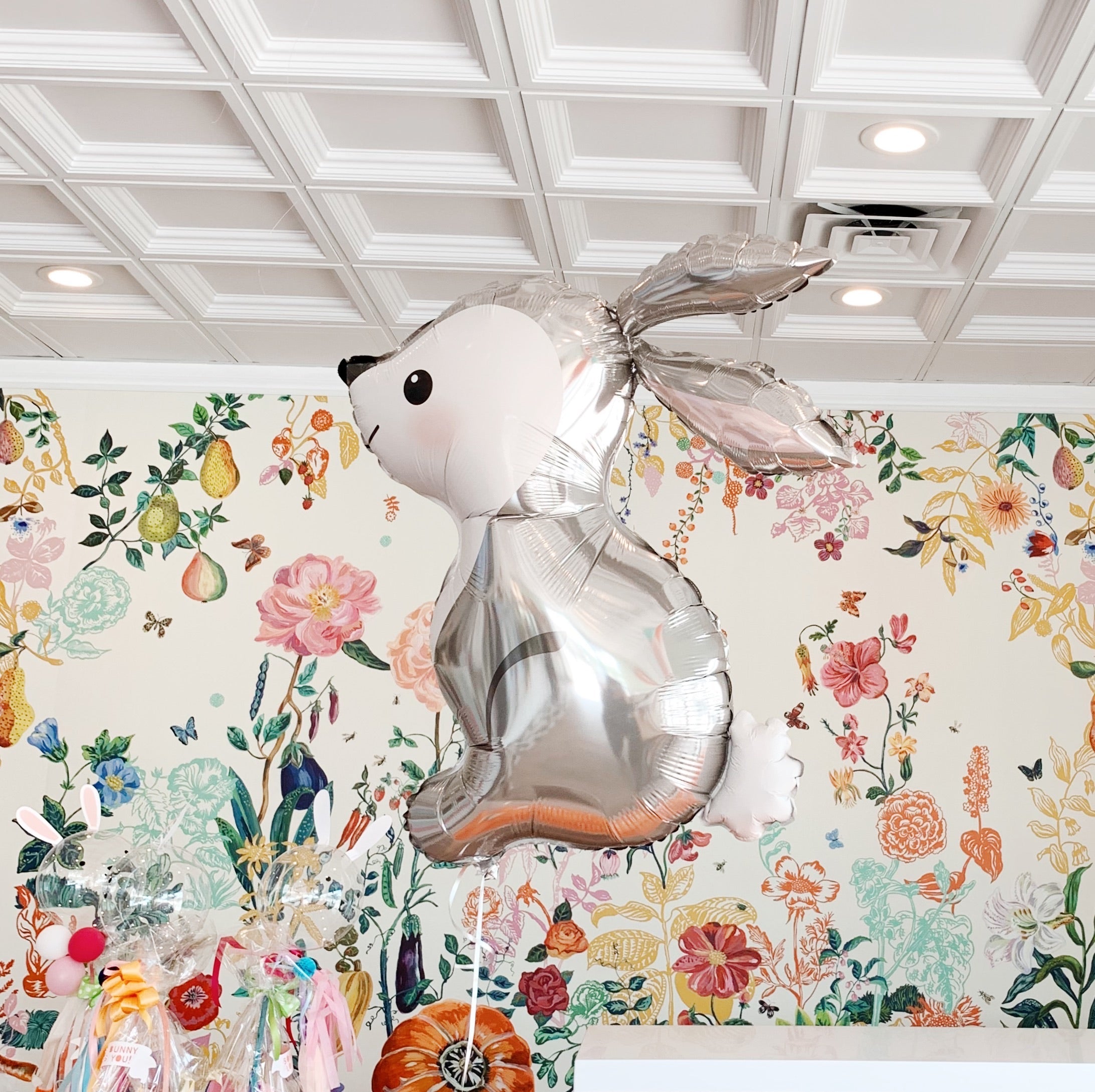 Grey Bunny Balloon