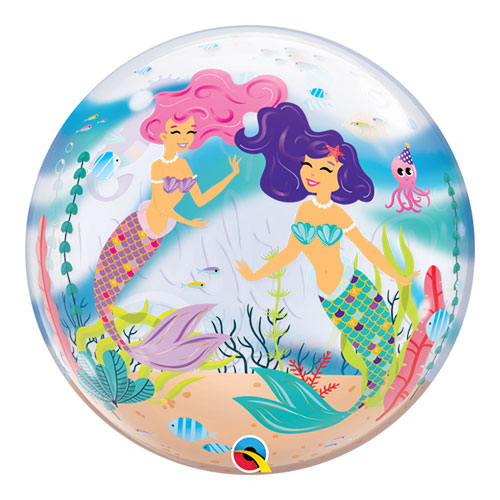 Mermaid Birthday Balloon Bubble