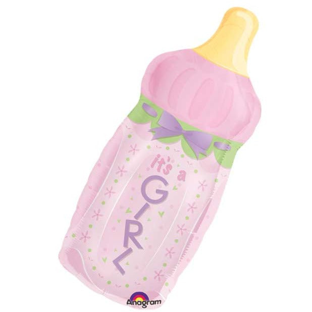 Pink Baby Bottle Balloon