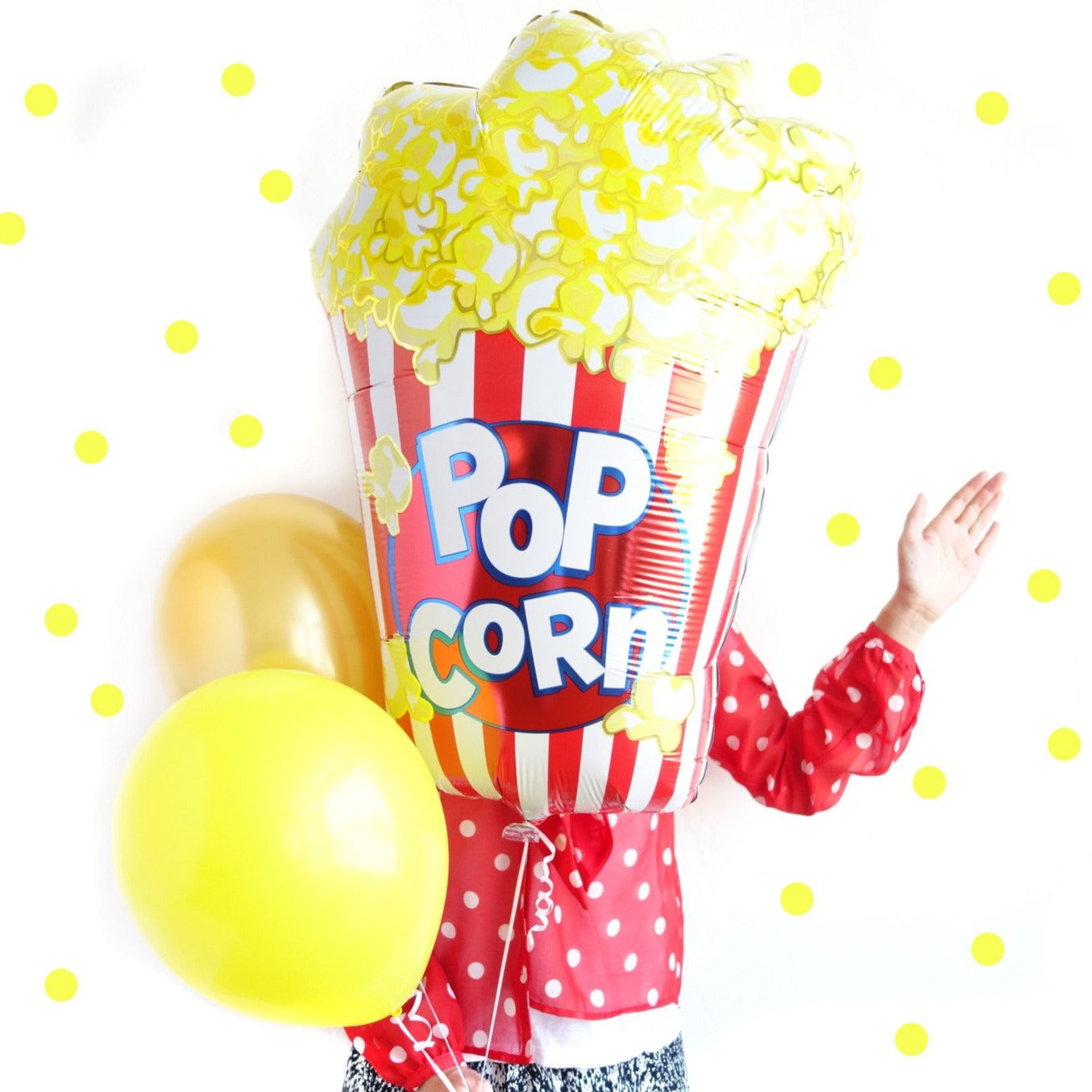Popcorn Mylar Balloon